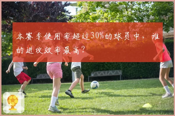本赛季使用率超过30%的球员中，谁的进攻效率最高？